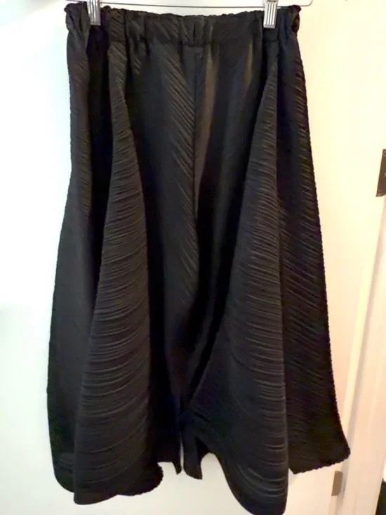 Issey Miyake Pleats Please Flowy Black Pants - JP 3 / US S/M - Picture 1 of 4